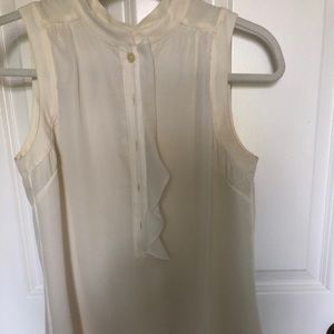 Banana Republic ruffled blouse.